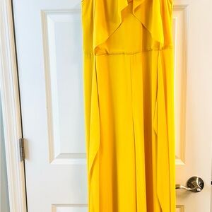 Halston Heritage Yellow Jumpsuit